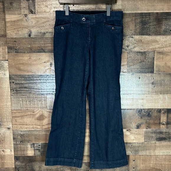 Dockers Women Blue Wide Leg Jeans Size 10 - Picture 1 of 3